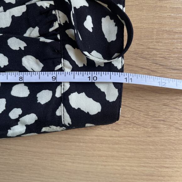 NWT Rumer The Label x Revolve Black Catalina Crop Top Blouse Puff Sleeve Size XS - Picture 4 of 7